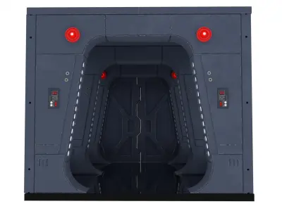 Scarif Blast Door Small 1-12 scale Blackseries 3D print model