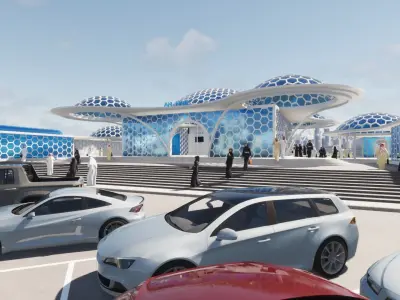 Futuristic Mosque 3D print model