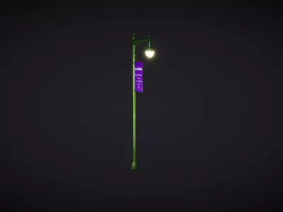 Lamp Post 05 3D model