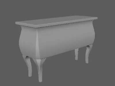 bedside table 3D model order