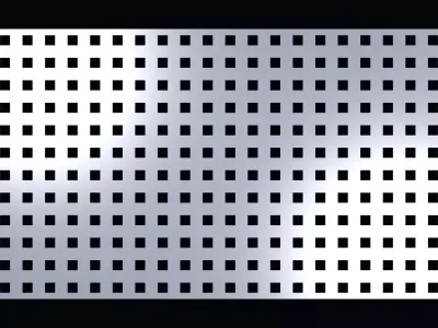 Perforated panel with 20 percent opening 25O114 3D model