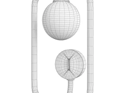 Sircle Wall Light Low-poly 3D model