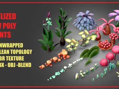 Low Poly Nature Assets