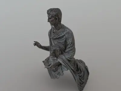 Statue of the Emperor Augustus - photogrammetry 3D model