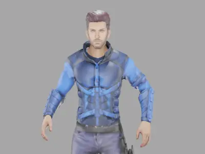 Raw One Low-poly 3D model