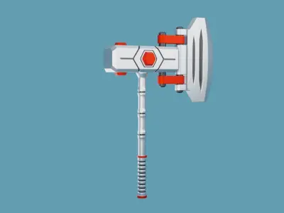 Sci Fi Hammer 03 3D print model