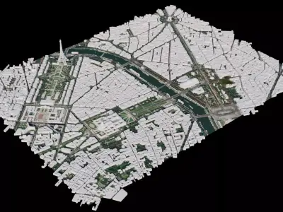 Paris - France 3D model