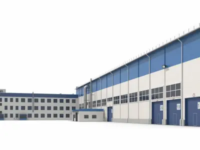  Main UralSpetsTrans Facility Building Rigged 