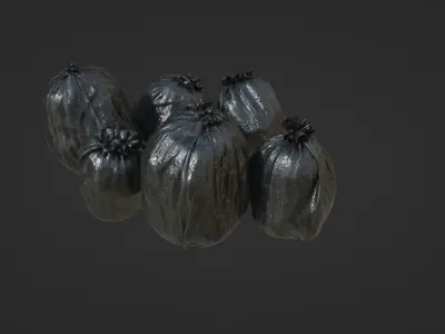 Plastic Bags 3D model