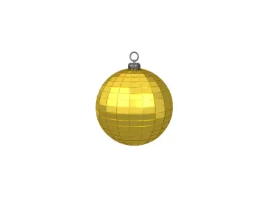 Disco Ball v1 006 Low-poly 3D model