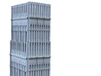 Rome style theatre Tower 3D model