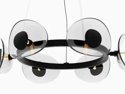 Pendant Lamp Mariposa 81cm Kare 3D model