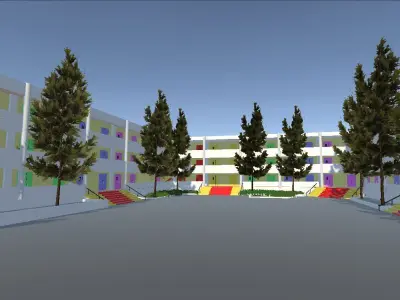 Dr Dasarathan International School 3D Model Free 3D model