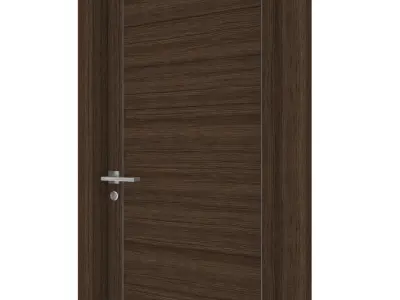 Door-051 interior door wood 3D model