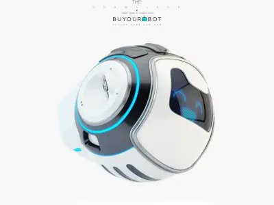 Dog walker VI bot 3D model