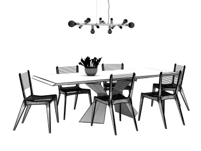 Dining Set 38 3D model
