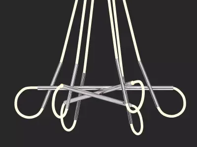 Flow Chandelier 3D model