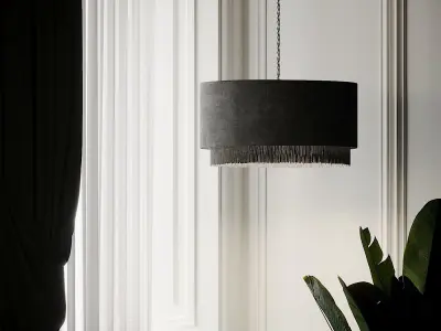 Clarendon Easy Fit Shade Pendant 3D model