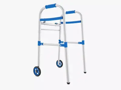 Medical - Paddle Walker with Wheels 3D model