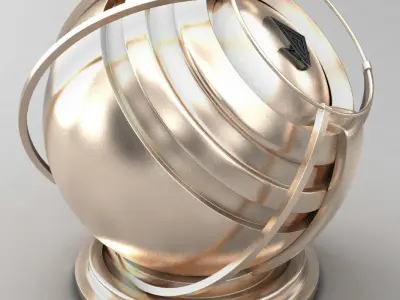 VRAY SHADER---METAL---Electrum 50 Texture