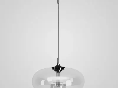 Hanging Glass Lamp 40 3D model