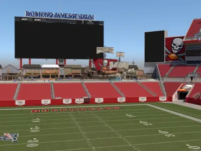 Raymond James Stadium - Florida 3D model