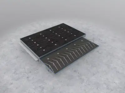 LIMC Hangar3 Low-poly 3D model