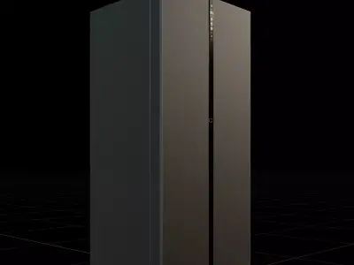 Side By Side Refrigerator 3D model