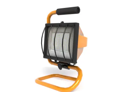 FloodLight Free low-poly 3D model