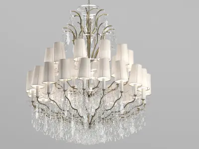 Chandelier 25 3D model