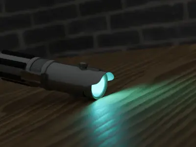  Luke Skywalker Light Saber Model  3D model