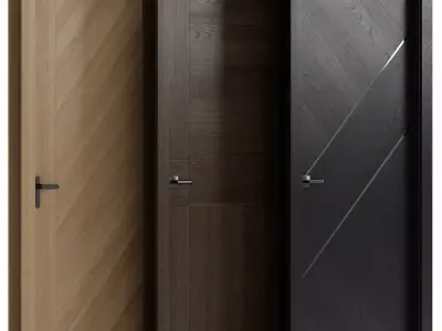 Interior doors 3D model buy