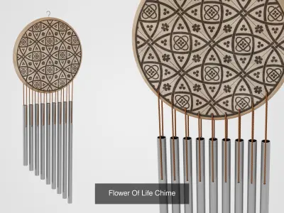 Wind Chime Collection 3D Model Pack