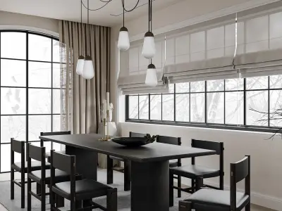 villa 3D model for Corona render 3D model 3D model 2