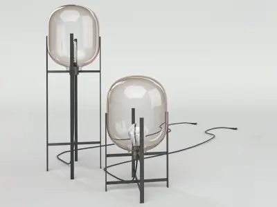 Bubble Floor Lamp 3D model