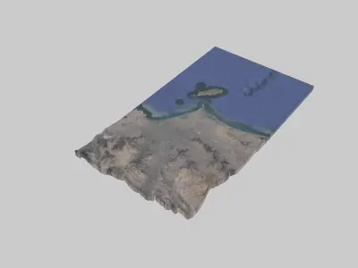 Callao City Low-poly 3D model