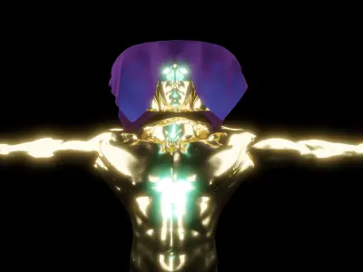 Living Tribunal - Multiversal Judge of Marvel 3D model
