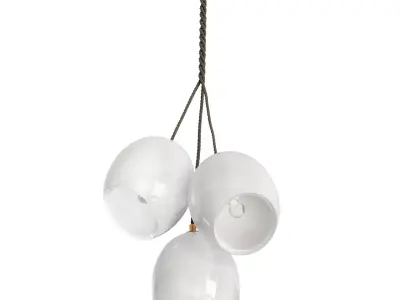 Glass Cluster Pendant Set of 3 by TRNK 3D model