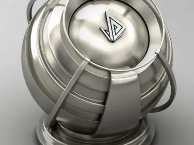 VRAY SHADER---METAL---Palladium Texture