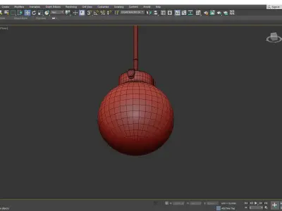 Congress 3128 Mini Pendant Light Low-poly 3D model