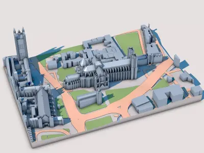 Westminster Abbey London United Kingdom 3D model