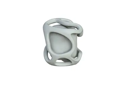 SciFi Shape Object Low Poly Low-poly 3D model 37