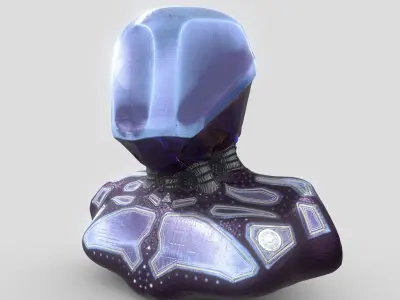 Superfuntimes Android Bust 3D model