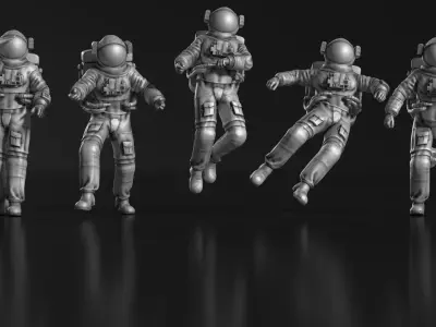 Astronaut 02 3D print model