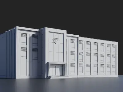 Office Building ID005 3D model