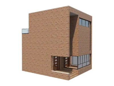 Brick House 6 3D model