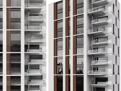 RESIDENTIAL BUILDING NO64 A 3D model