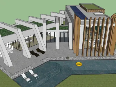 Casa Villa - 10 Modern SketchUp 3D Model 3D model