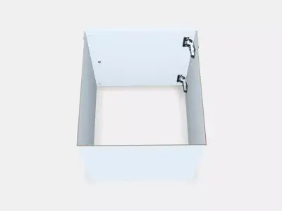 KALLAX Insert with door Low-poly 3D model