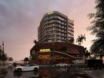 A Hotel - Lumion Exterior visualization 3D model